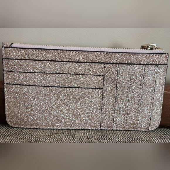 NWT Kate Spade rose gold handbag and glitter wallet set - Picture 12 of 12